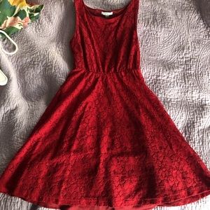 Red lace dress❤️